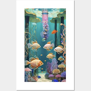 Underwater Opus: Fish Inspired Illustration Posters and Art